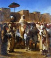 El sultán de Marruecos y su séquito romántico Eugène Delacroix